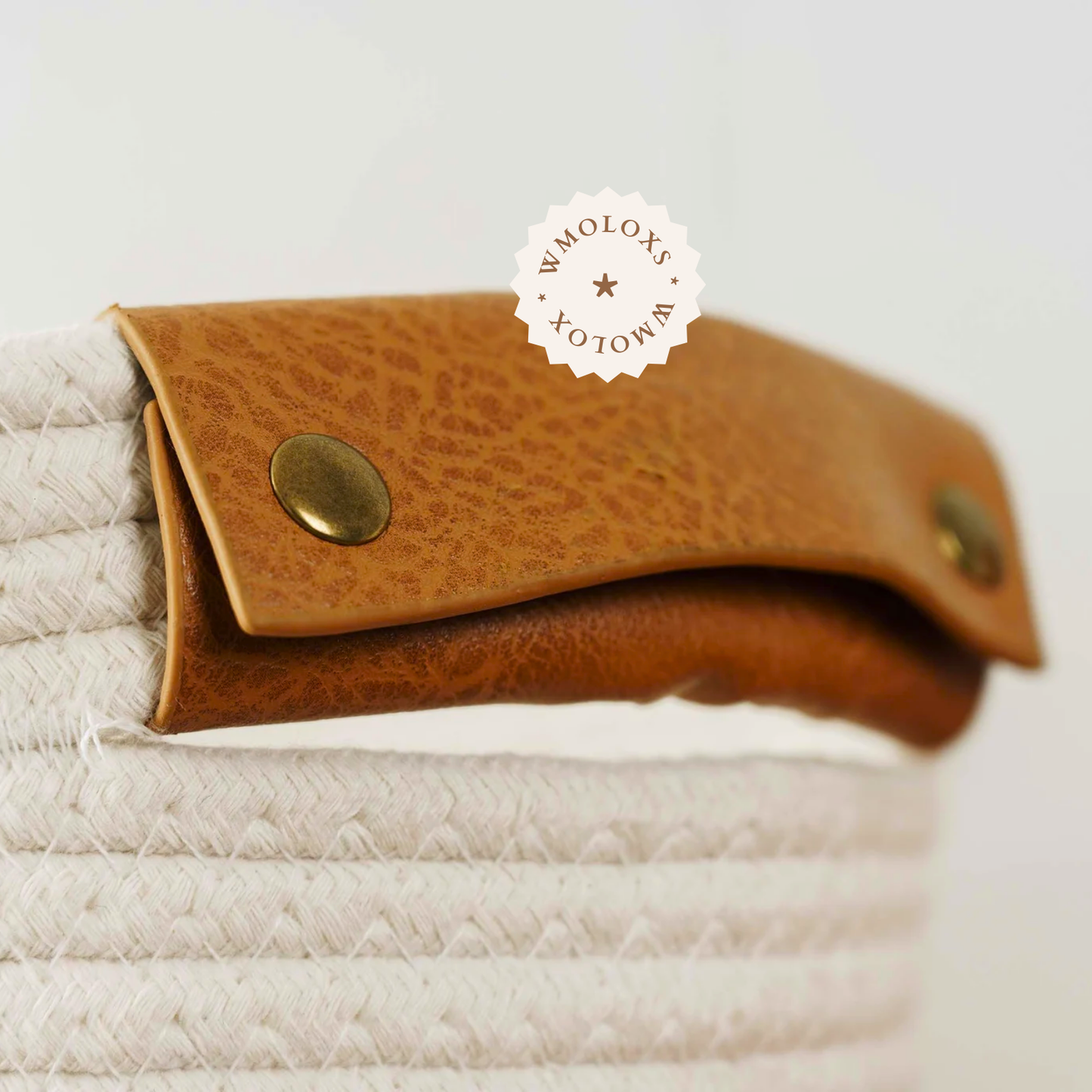 İsme Özel Oyuncak Sepeti (%100 Pamuk) | Deri Kulp Seçeneği (Hakiki Deri)